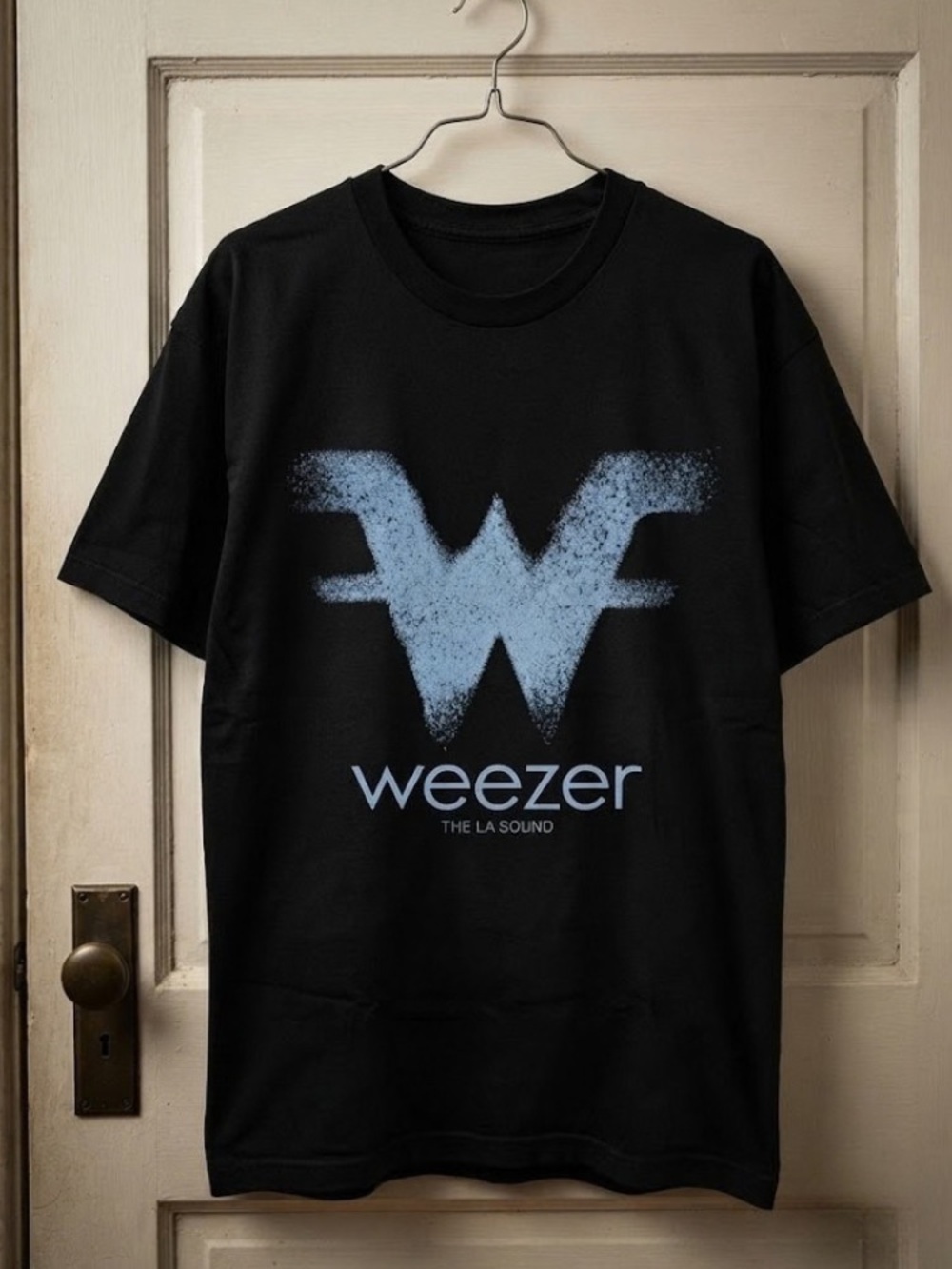 Weezer The LA Sound Band Logo Rock Music Vintage Black T-Shirt